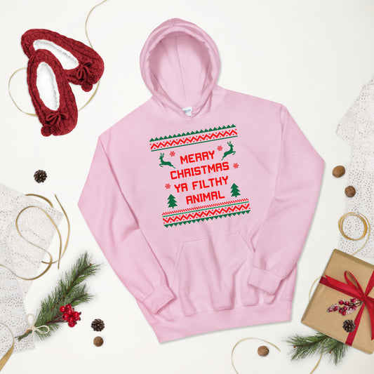 Merry Christmas Ya Filthy Animal Unisex Hoodie