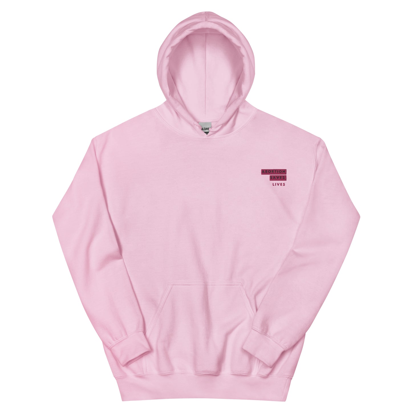 Abortion Saves Lives Unisex Embroidered Hoodie