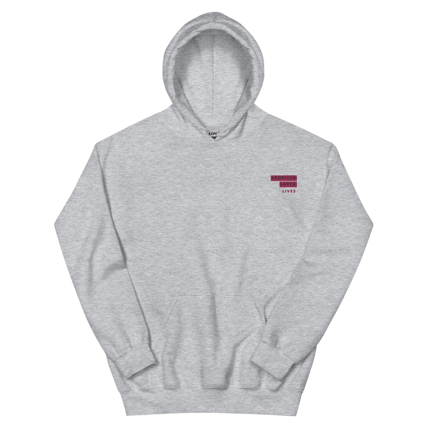 Abortion Saves Lives Unisex Embroidered Hoodie
