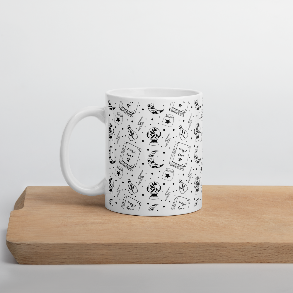 Witch Magic Spell Book Mug
