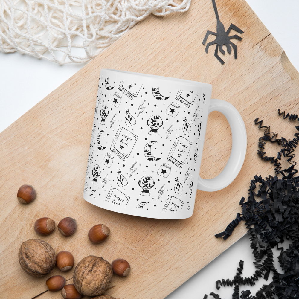 Witch Magic Spell Book Mug