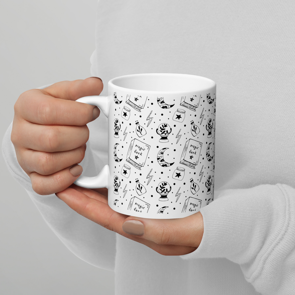 Witch Magic Spell Book Mug