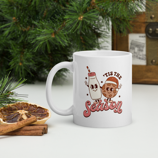 Milk and Cookies Christmas Coffee Mug