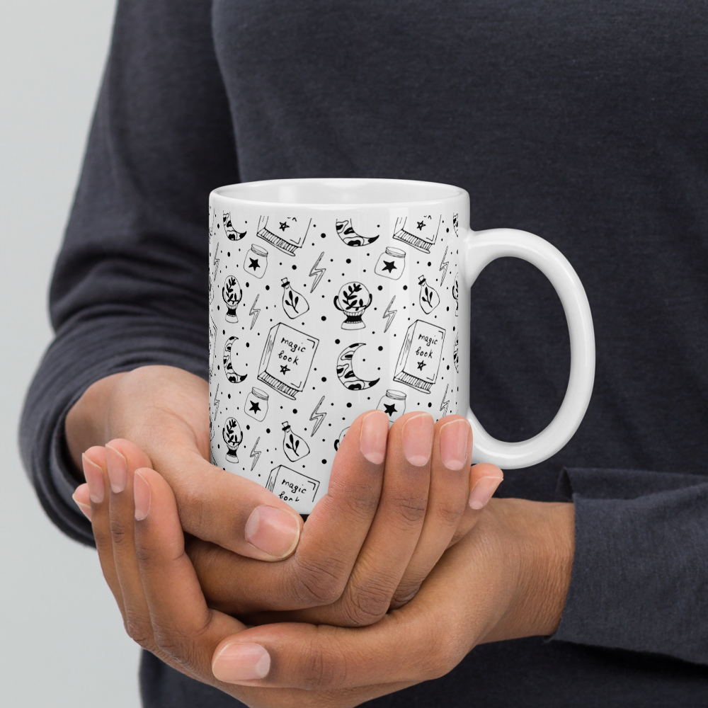 Witch Magic Spell Book Mug