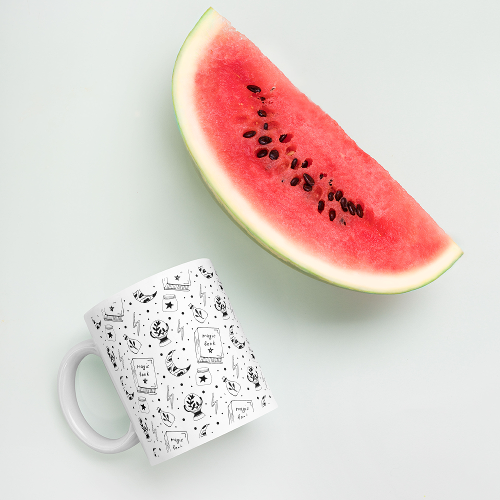 Witch Magic Spell Book Mug