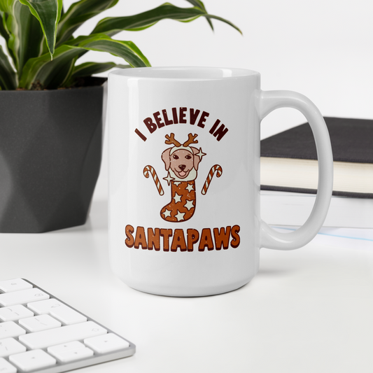 I believe in SantaPaws Coffee Mug