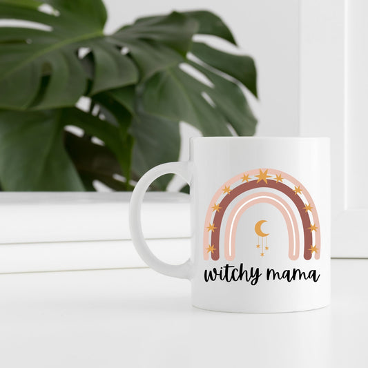 Witchy Mama Boho Rainbow Mug
