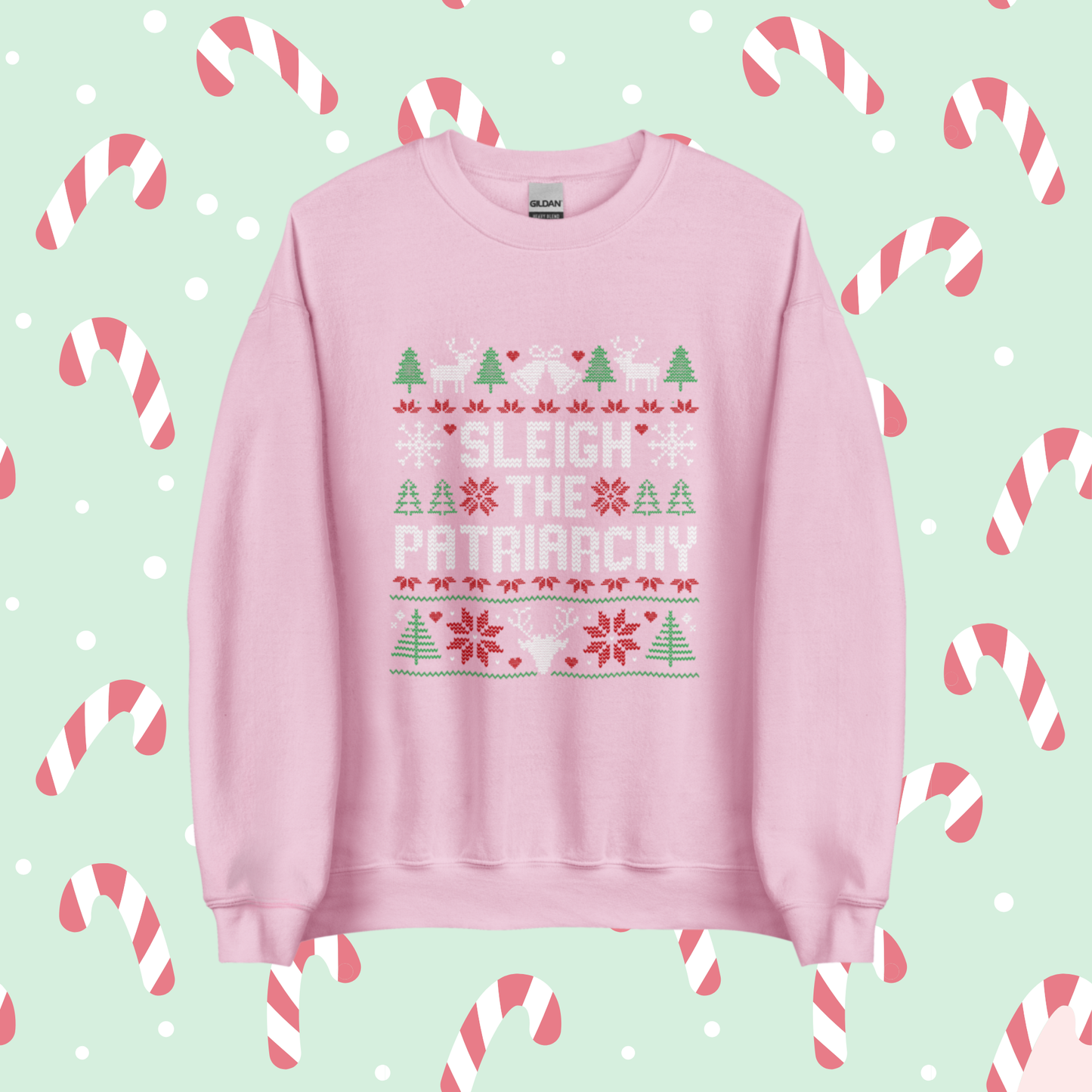 Sleigh the Patriarchy Christmas Sweater