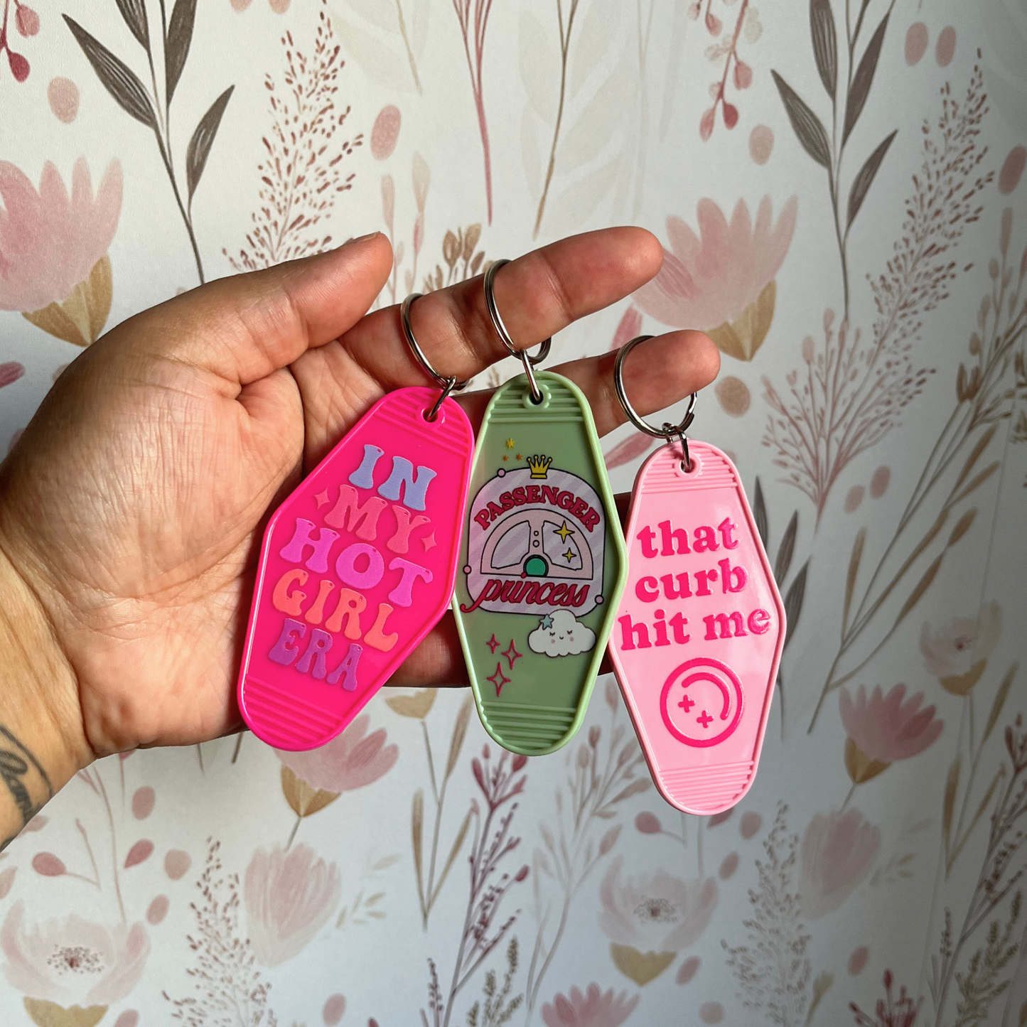 Funny Retro Motel Keychain