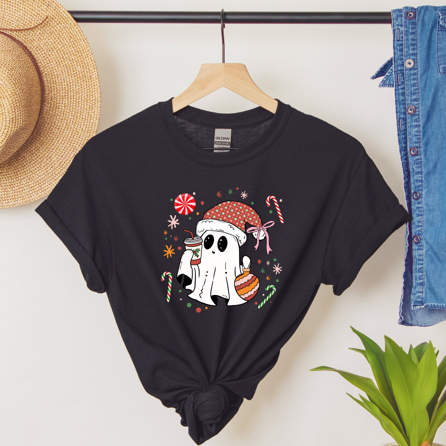 Cute Christmas Ghost T-shirt