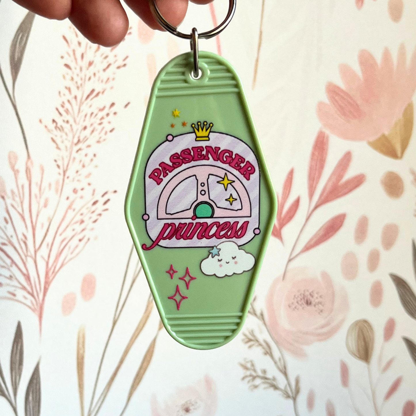 Funny Retro Motel Keychain