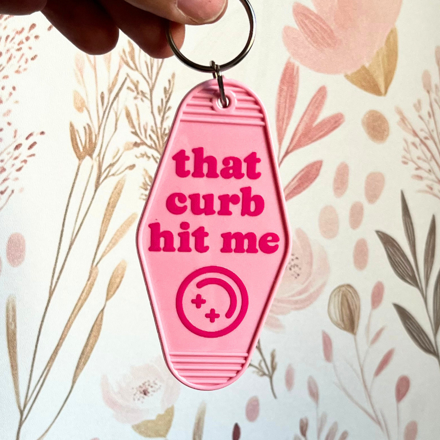 Funny Retro Motel Keychain
