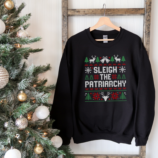Sleigh the Patriarchy Christmas Sweater