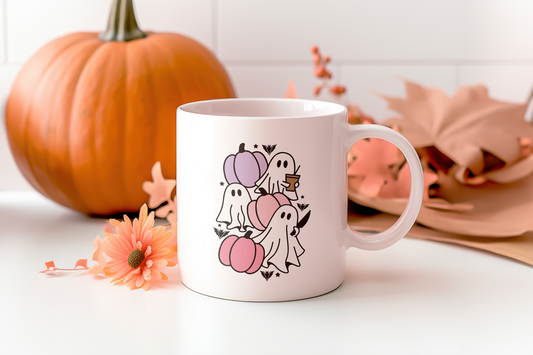 Ghosts, Pumpkins, and Bats 11oz Mug