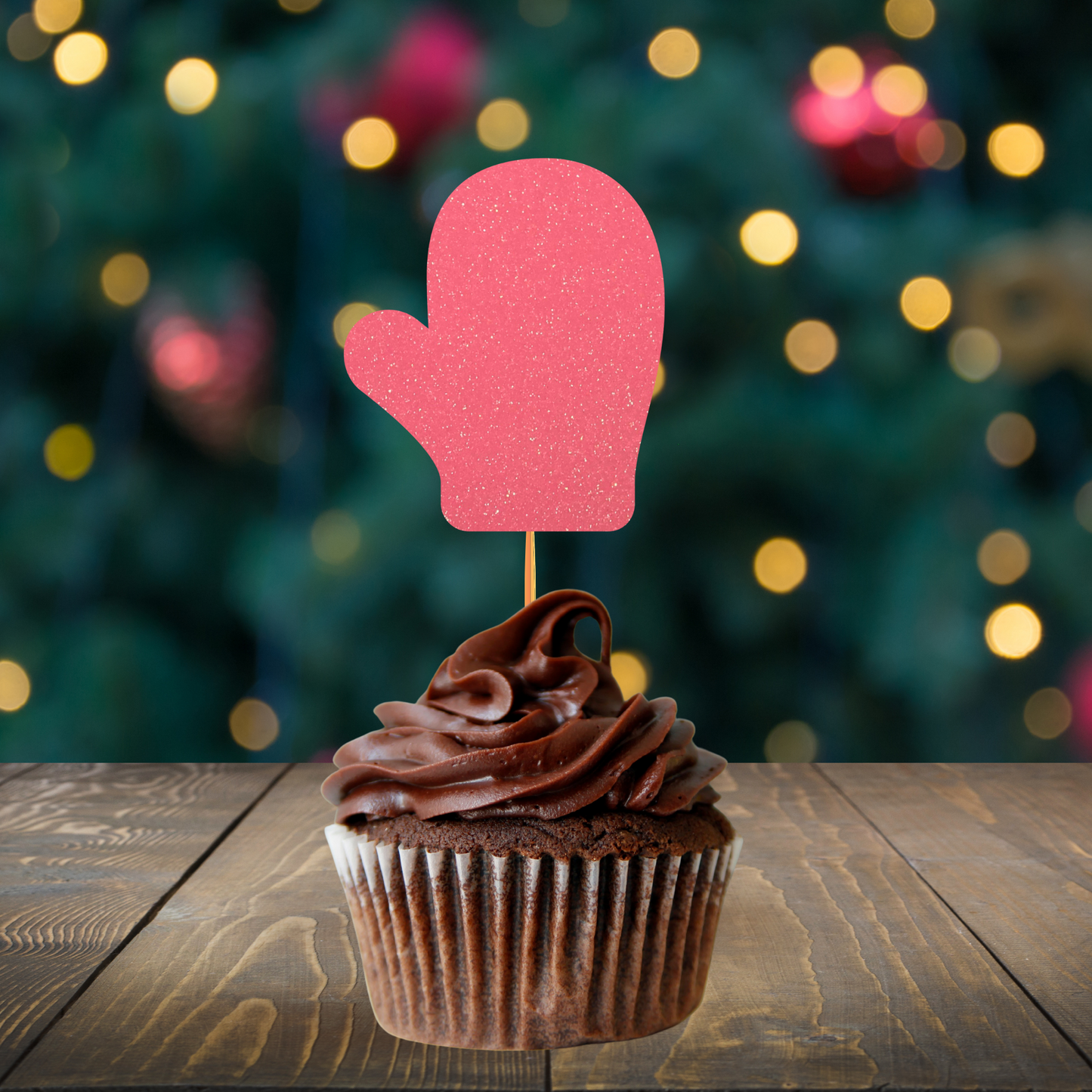 Mitten Cupcake Toppers