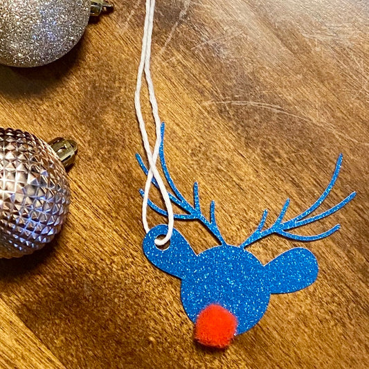 Reindeer Gift Tag | Stocking Tag | Christmas Tree Ornament