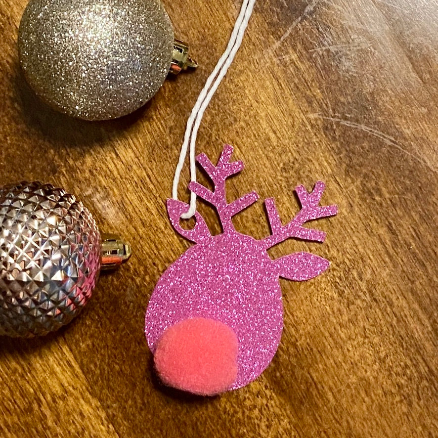 Reindeer Gift Tag | Stocking Tag | Christmas Tree Ornament