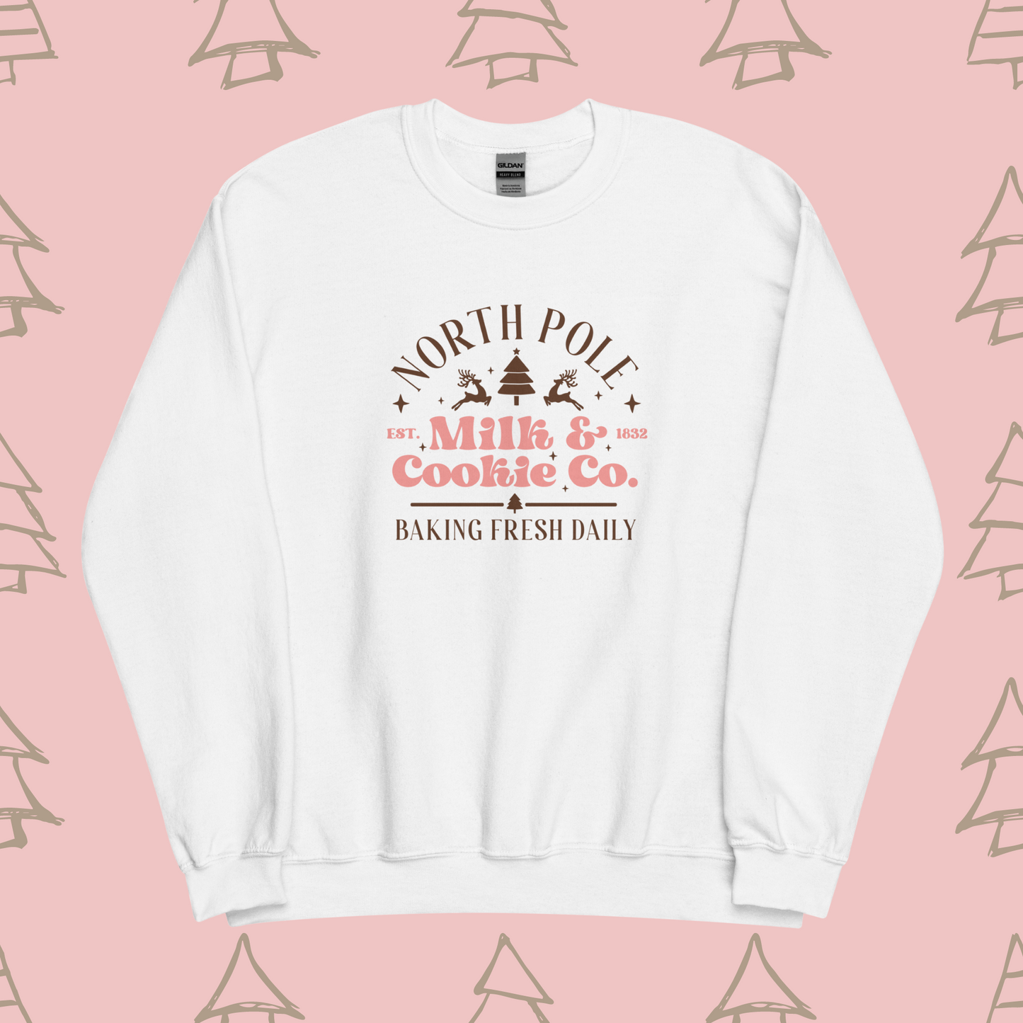 North Pole Christmas Cookies Crewneck Sweatshirt