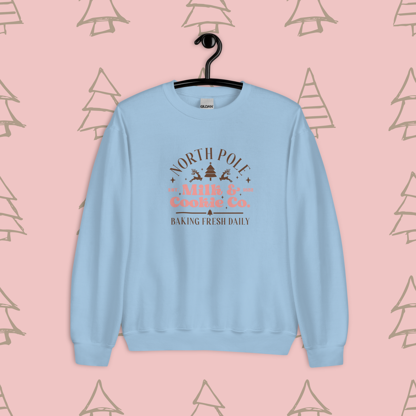 North Pole Christmas Cookies Crewneck Sweatshirt