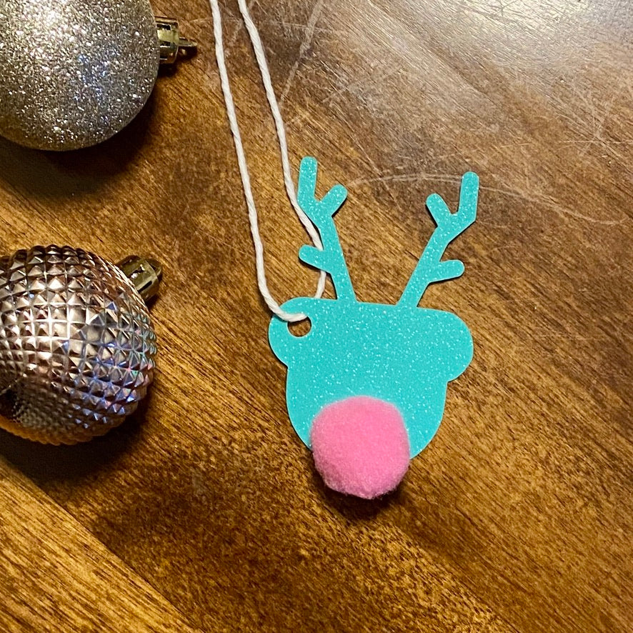 Reindeer Gift Tag | Stocking Tag | Christmas Tree Ornament