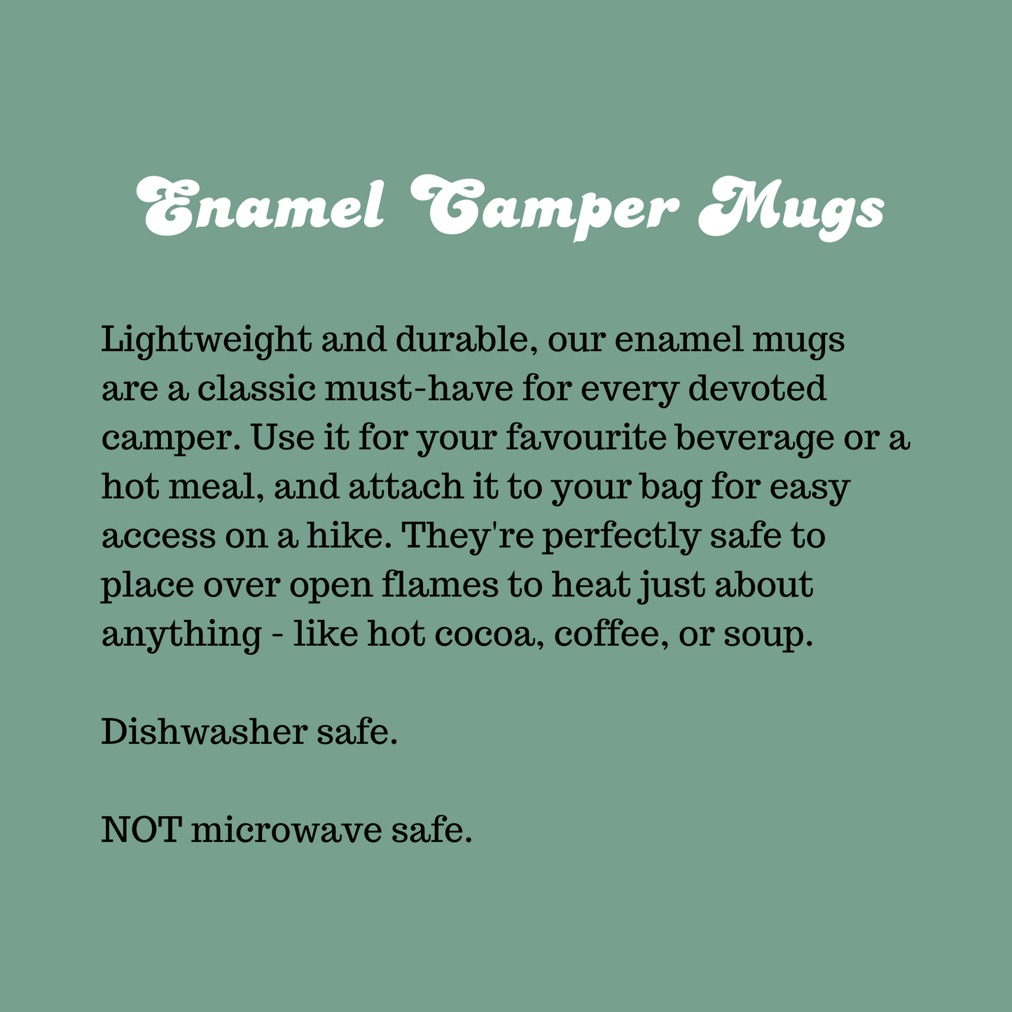 'Tis the Season to be Jolly Christmas Camper Enamel Mug