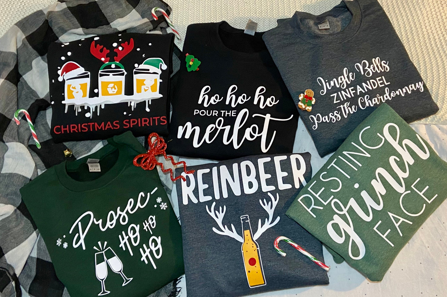 Prosechohoho Crewneck Sweatshirt - Funny Holiday Sweatshirt