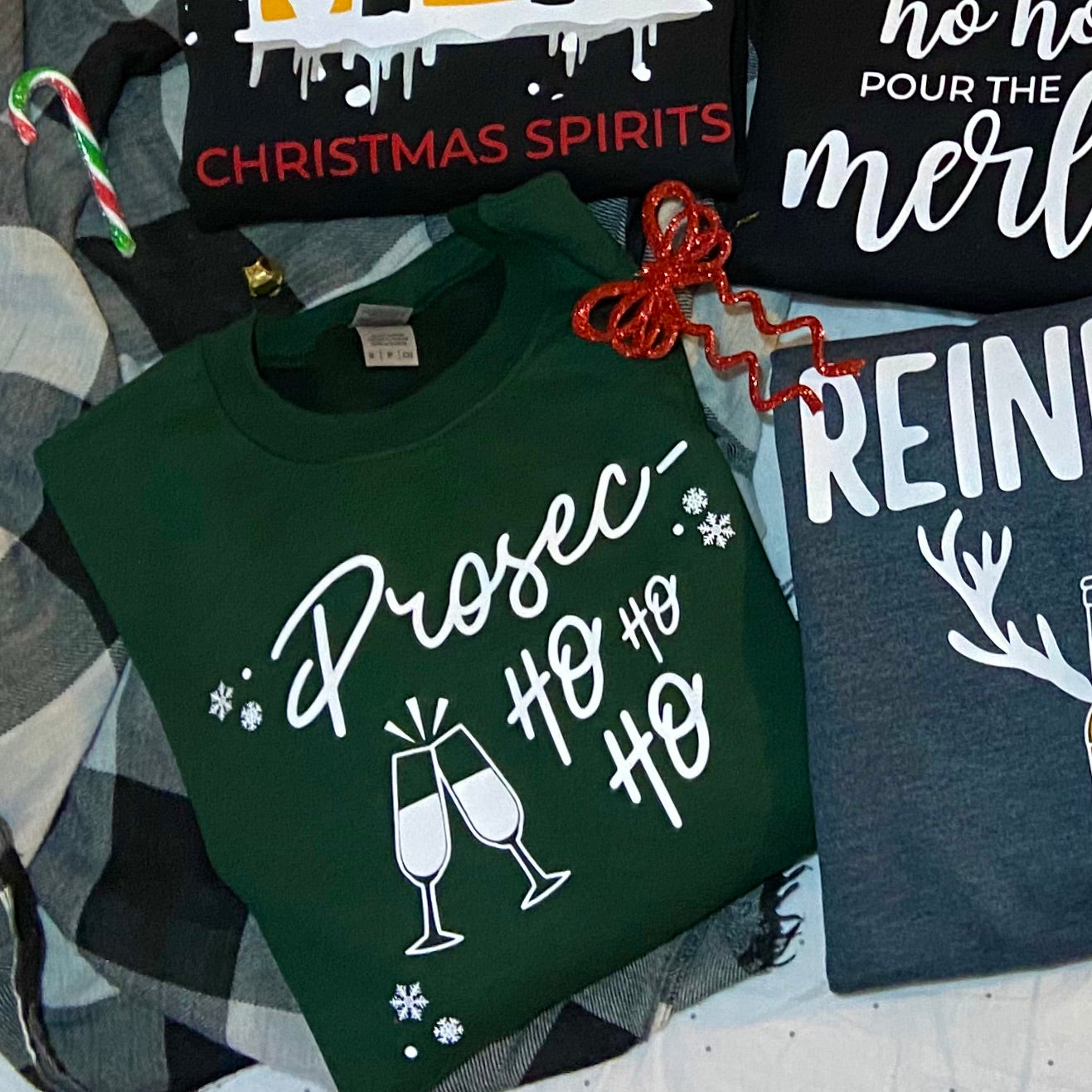 Prosechohoho Crewneck Sweatshirt - Funny Holiday Sweatshirt