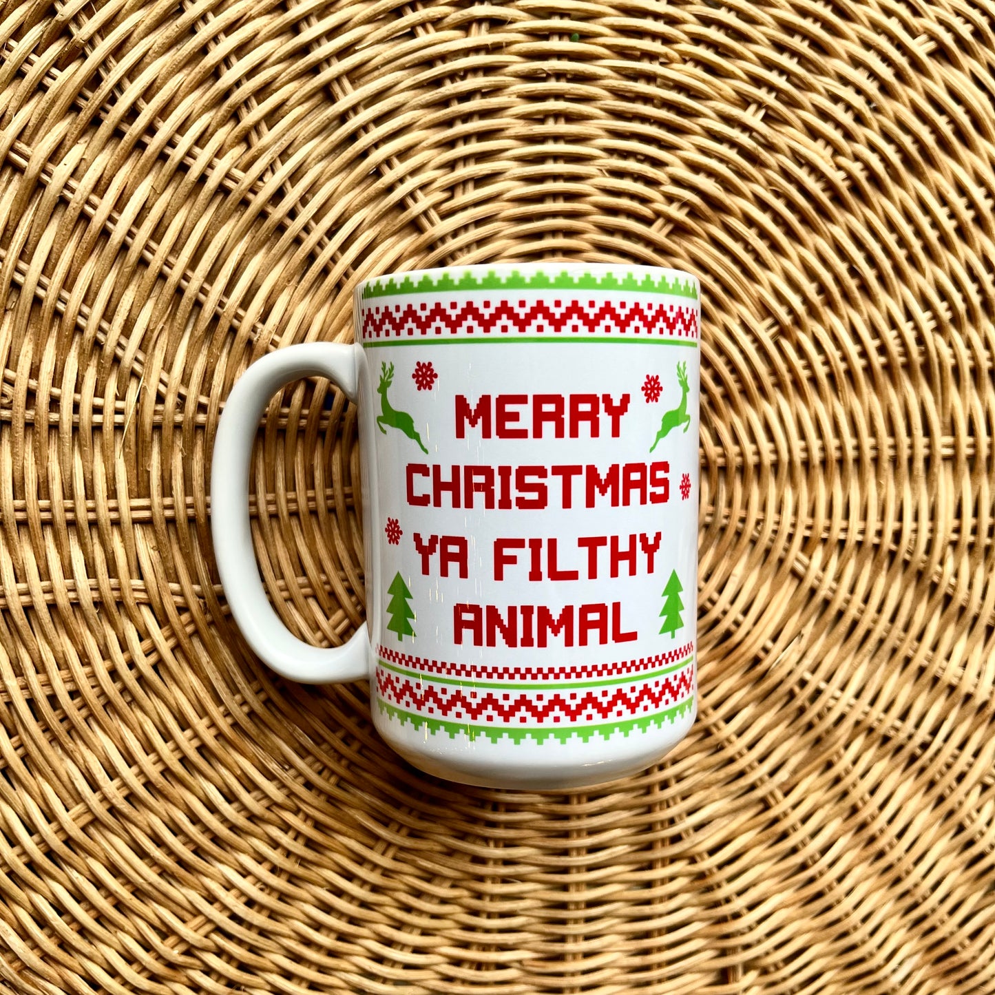 Merry Christmas Ya Filthy Animal Mug