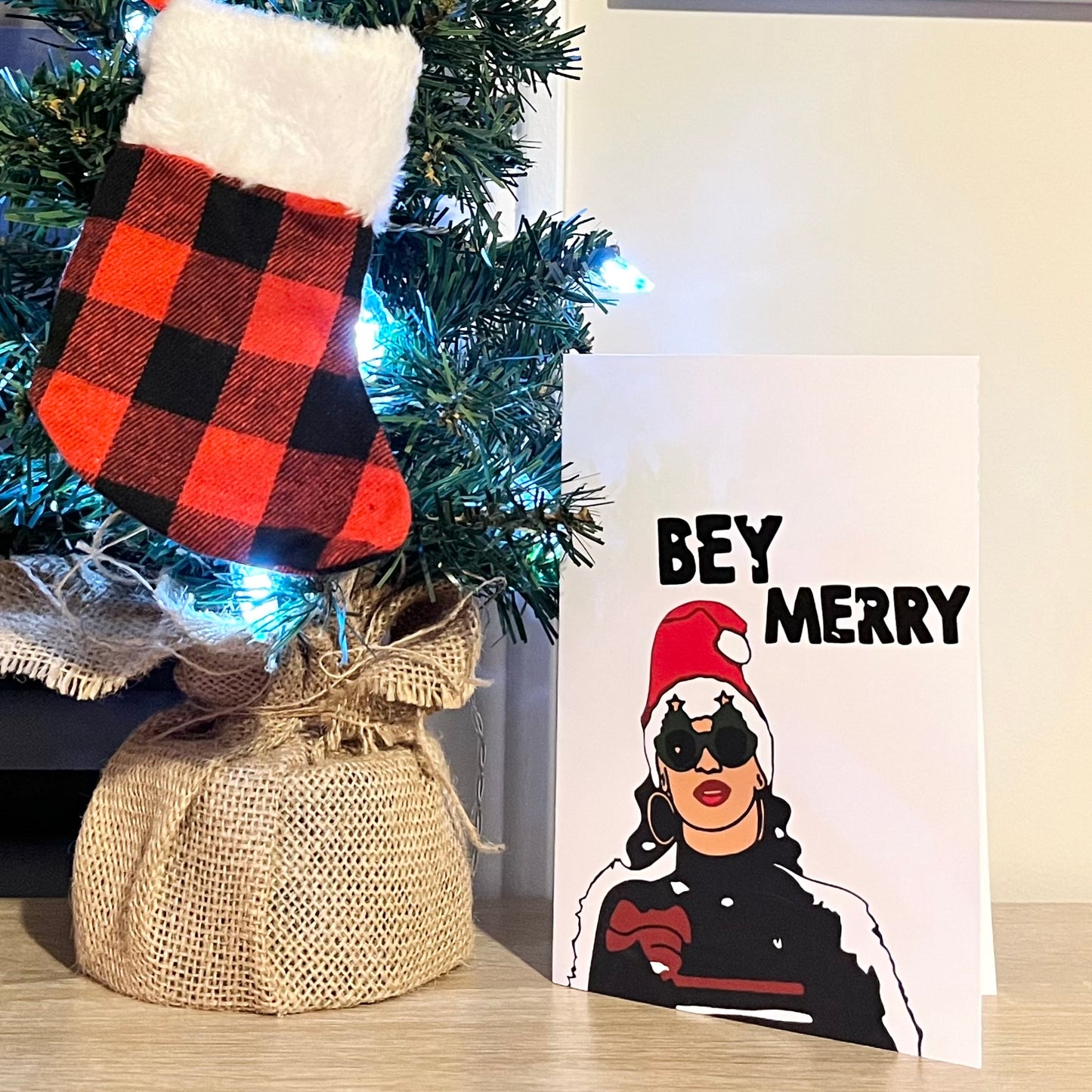 Bey Merry Christmas Greeting Card