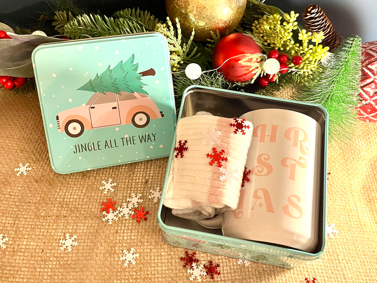 Christmas Mug and Socks Gift Set