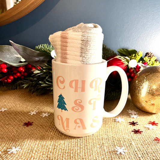 Christmas Mug and Socks Gift Set