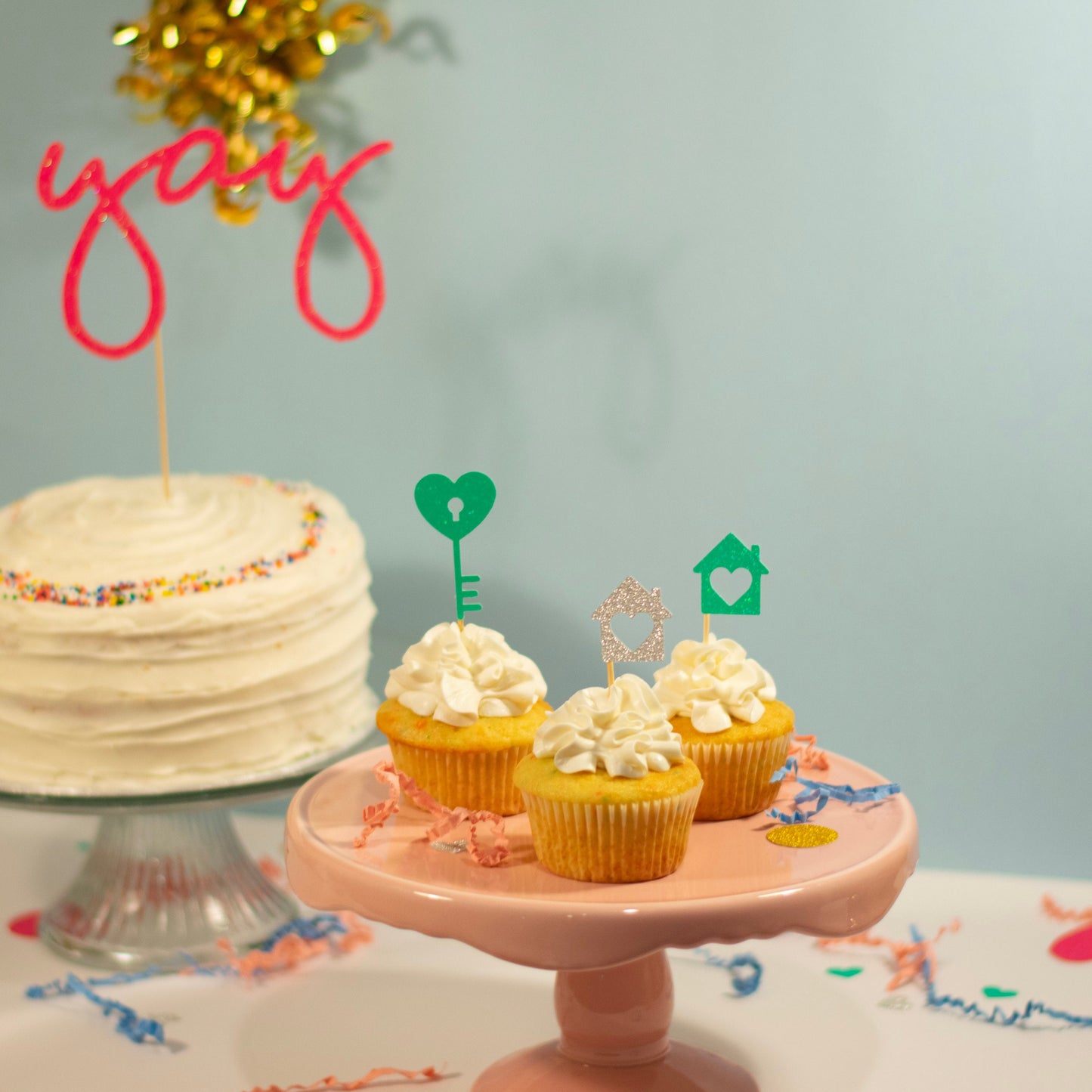 Housewarming Cupcake Toppers