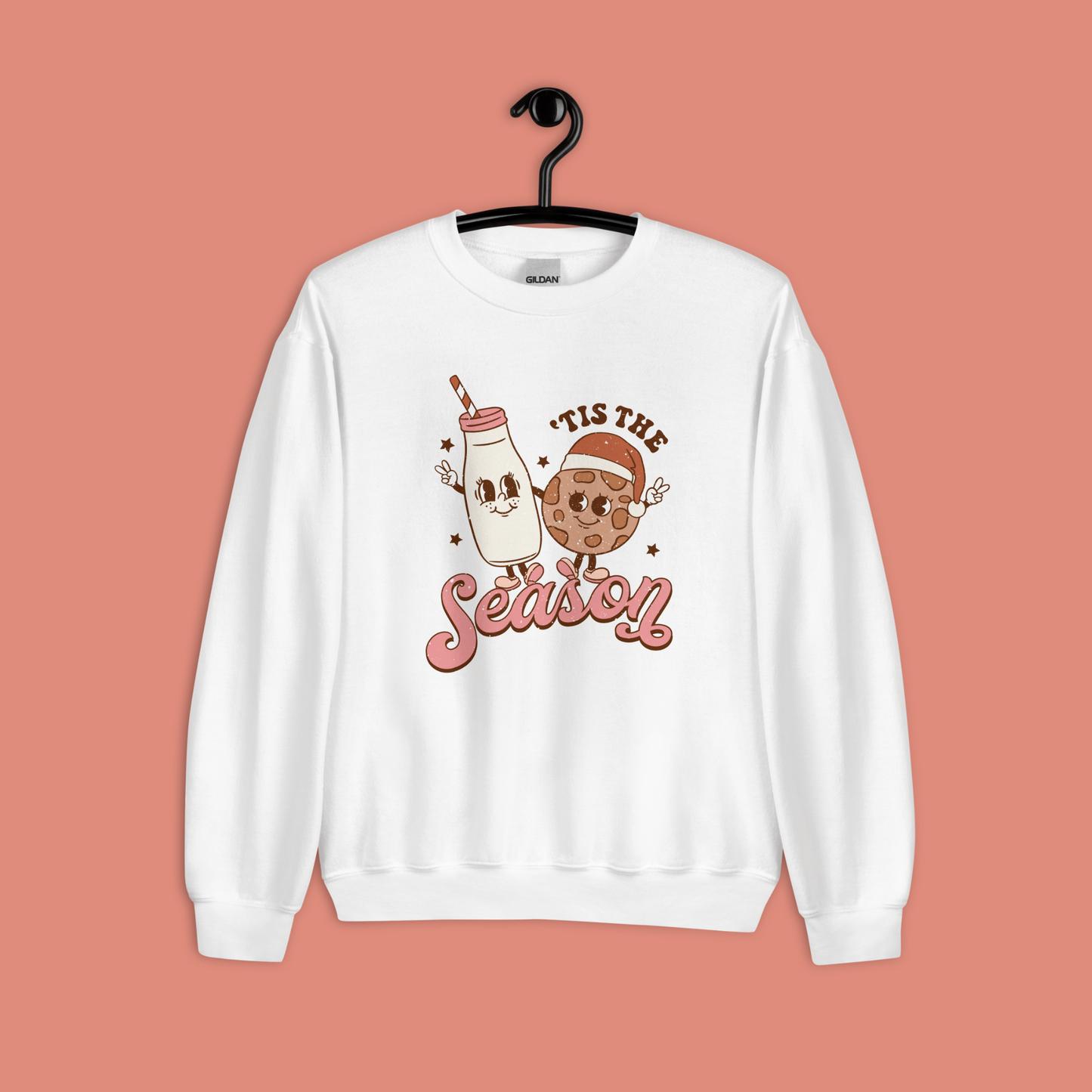 Milk and Cookies Unisex Christmas Sweatshirt