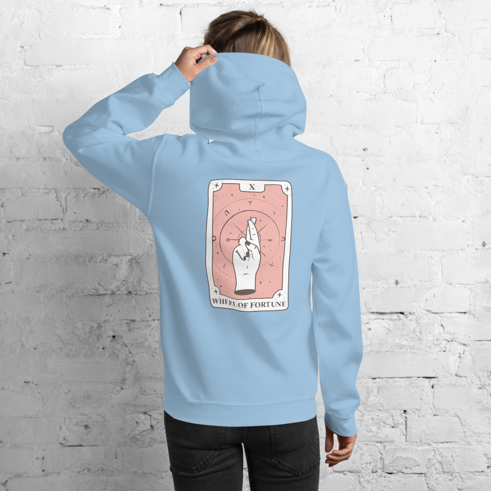 Wheel of Fortune Tarot Card Unisex Hoodie