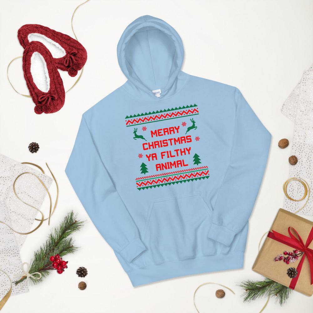 Merry Christmas Ya Filthy Animal Unisex Hoodie