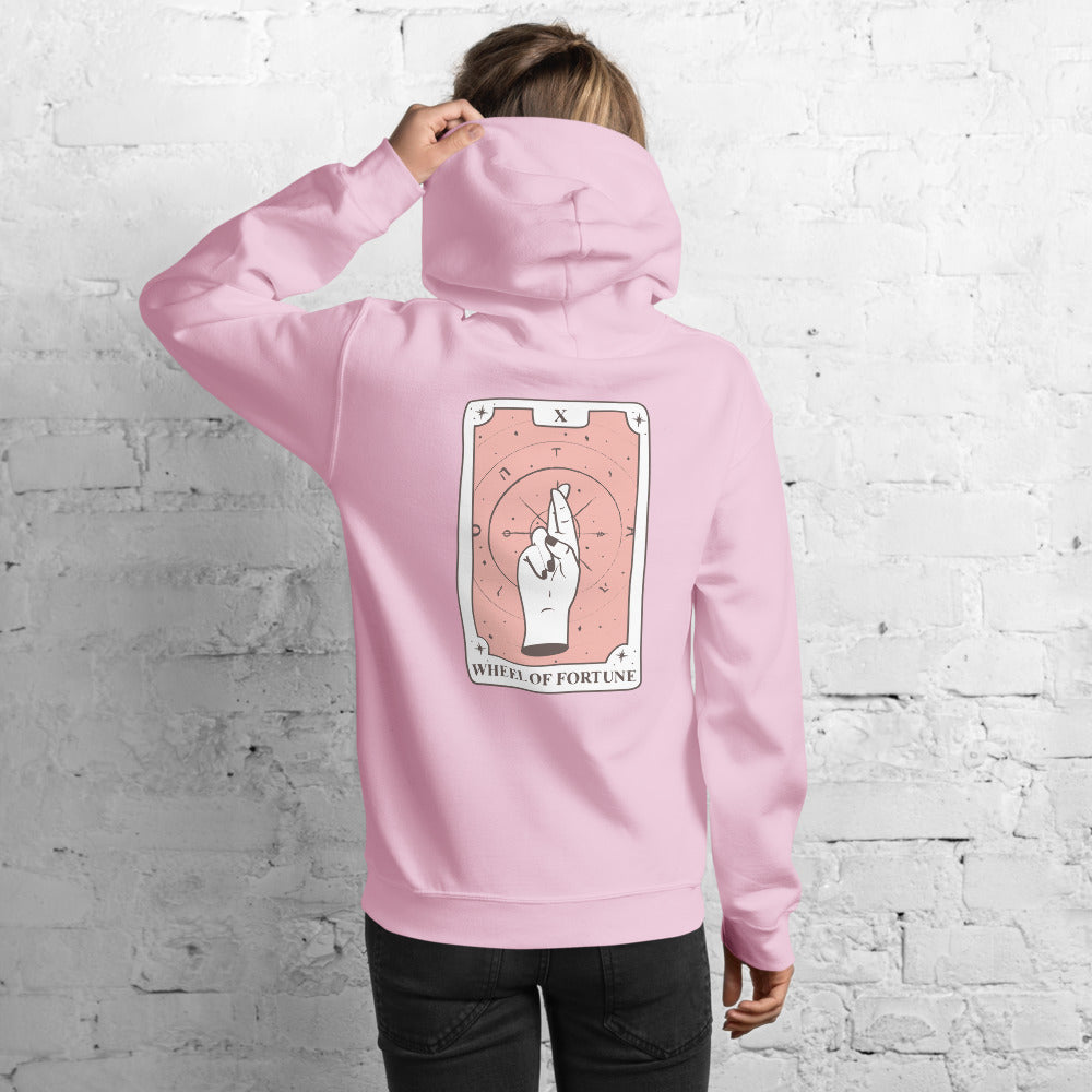 Wheel of Fortune Tarot Card Unisex Hoodie