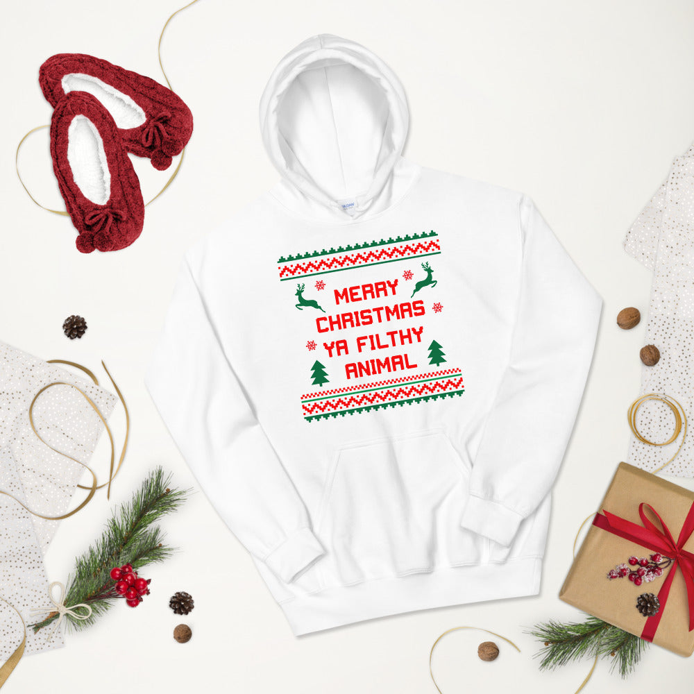 Merry Christmas Ya Filthy Animal Unisex Hoodie
